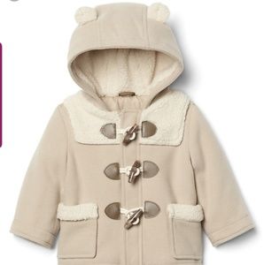 NWOT Baby Gap Unisex Cozy Bear Duffle Coat